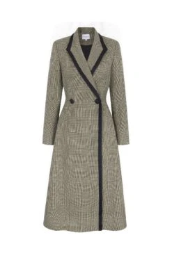 Washington Prince Of Wales Cashmere Coat