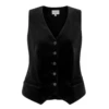 Tuxedo Waistcoat Black Velvet 2 Tuxedo Waistcoat Black Velvet -Lady Style Wear WebSizeTemp