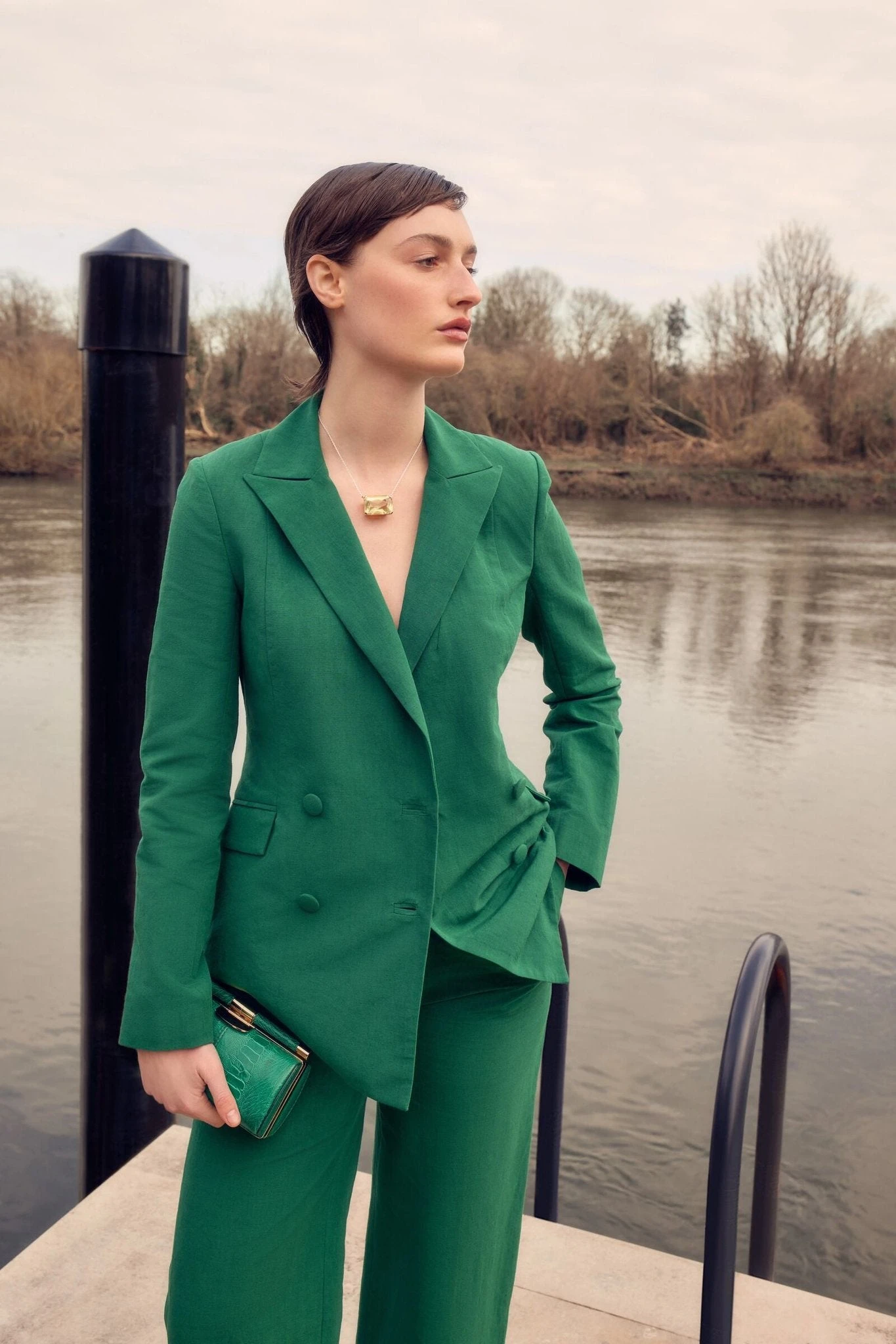 Rappalo Green Linen Suit 4 Rappalo Green Linen Suit - Image 2